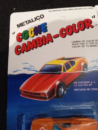 Coche Metalico Cambia Color