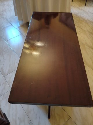 Mesa baja extensible de sofá