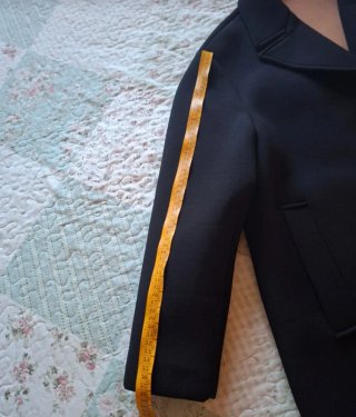 Cappotto in neoprene nero