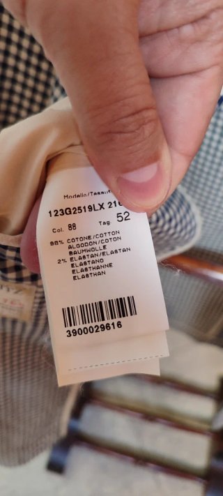 AMERICANA BLAZERS CUADRO VICHY CABALLERO 52