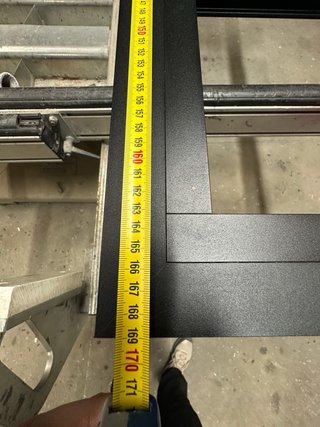 Ventana de aluminio negro mate