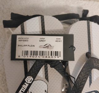 Infradito Philipp Plein uomo taglia 40/41