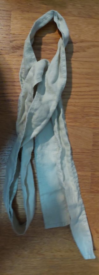 Cintura in stoffa beige