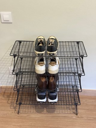 6 scarpiera IKEA GREJIG nere - come nuove