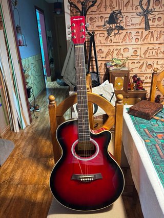 Guitarra Acústica Academy Roja