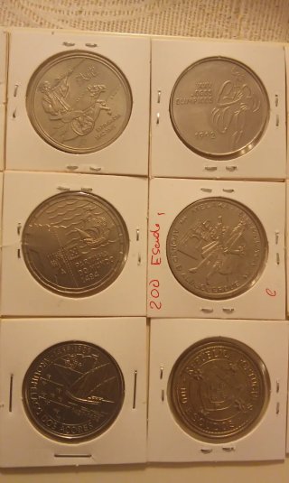 Lote 15 monedas portuguesas 200 y 100 Escudos