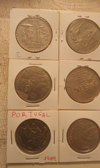 Lote 15 monedas portuguesas 200 y 100 Escudos