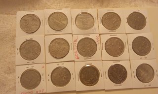 Lote 15 monedas portuguesas 200 y 100 Escudos