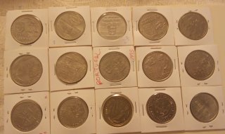 Lote 15 monedas portuguesas 200 y 100 Escudos