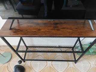 Mueble TV madera y metal