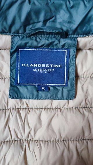 Chaleco Acolchado Klandestine - Talla S - NUEVO