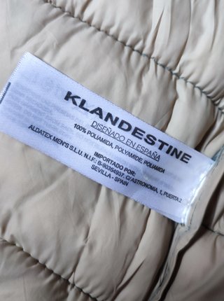 Chaleco Acolchado Klandestine - Talla S - NUEVO