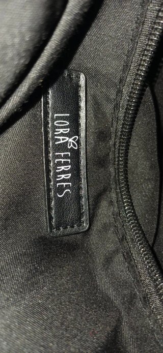 Borsa Lora Ferres similpelle nero