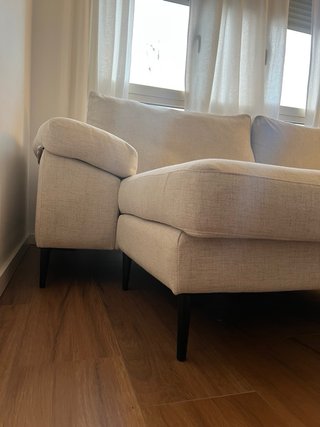 Sofá Chaise Longue Conforama 3 plazas