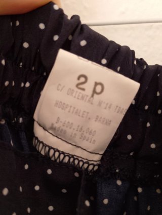 Pantalón fluido lunares palazzo