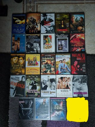 Lote 54, elegir Películas dvd, 5 x 15 euros