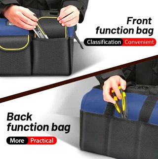 Bolsa porta herramientas AIRAJ 16" azul. NUEVA.