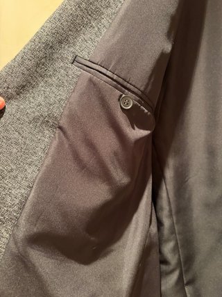 Americana gris hombre