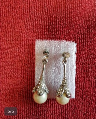 Pendientes Perla y Plata Nuevos