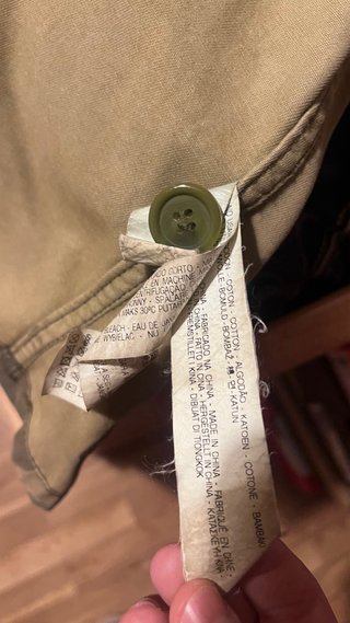 Chaqueta Zara Camuflaje Militar Verde