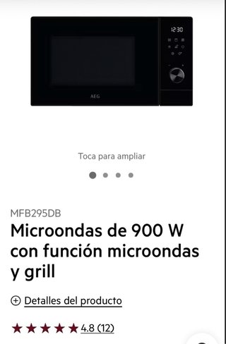 Microonde AEG Nero