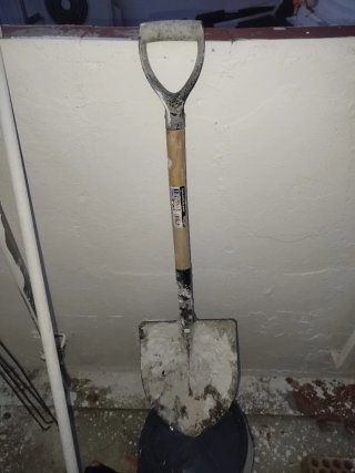 Pala de obra construcción buen estado
