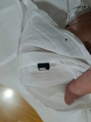 Camisa blanca Massimo Dutti sin mangas