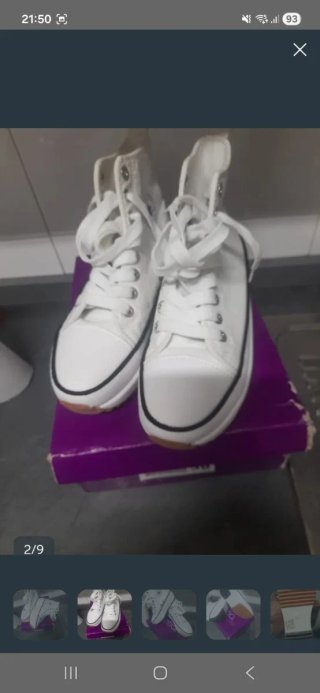 Converse Blancas Plataforma