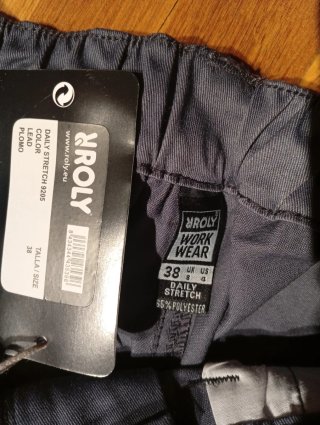 Pantalones de trabajo Roly Talla 38