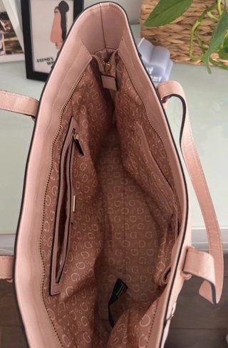 Bolso Guess Beige/Rosa