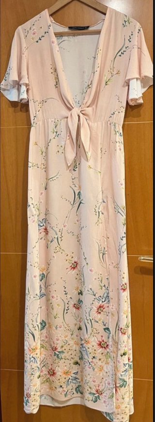 Vestido midi floral Zara