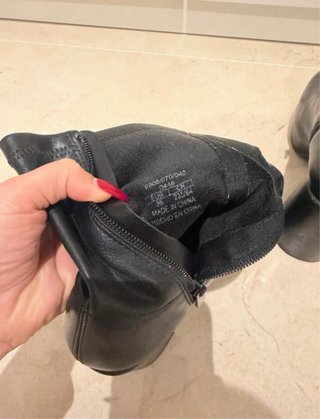 Botines Stradivarius negros tacón plataforma