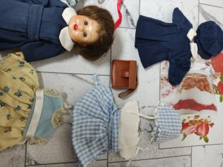Lote Mariquita Pérez Muñeca y Ropa