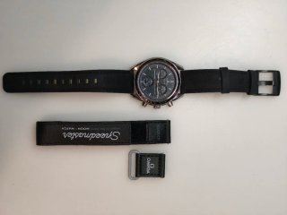Correa Omega x Swatch + Reloj MoD + correa cuero