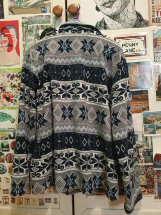 Chaqueta étnica vintage estampada