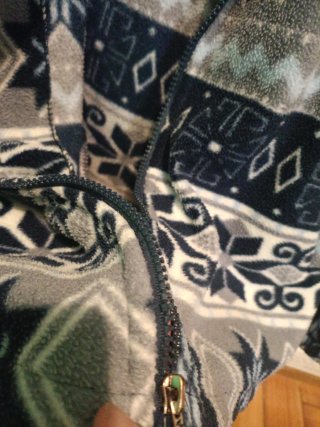 Chaqueta étnica vintage estampada