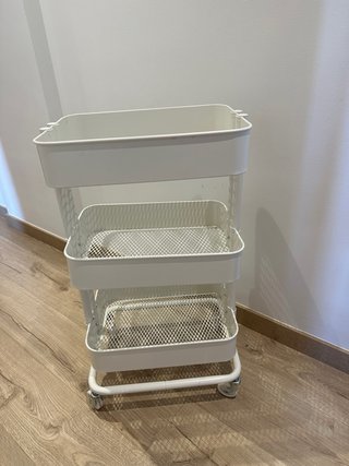 Carro Raskog 3 bandejas con ruedas de Ikea
