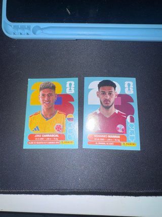 2 Stickers Panini FIFA Mundial 2026 intercambio
