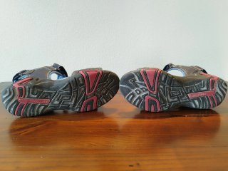 Botas de montaña niño azul/naranja
