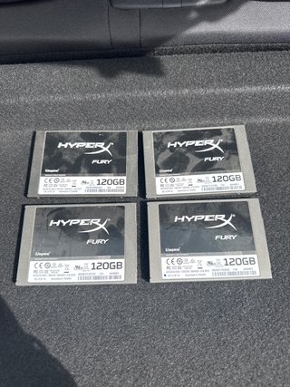 4x SSD Kingston HyperX FURY 120GB
