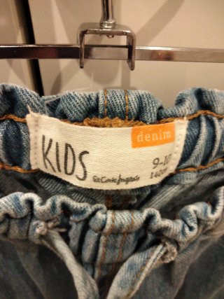 Pantalones vaqueros para niña talla 9-10