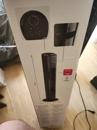 Ventilador de Torre Negro Equation