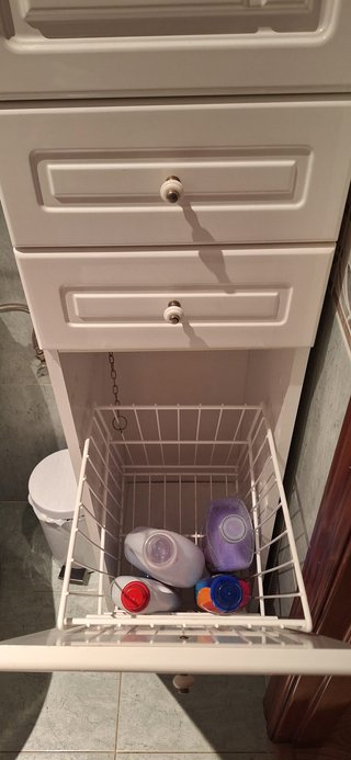 Armario de Baño Alto Blanco