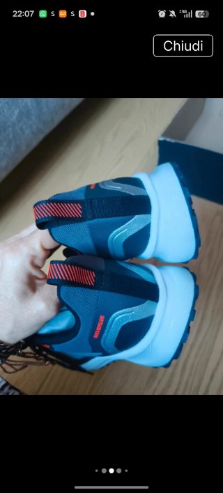 Scarpe Nike nuove uomo blu e bianche