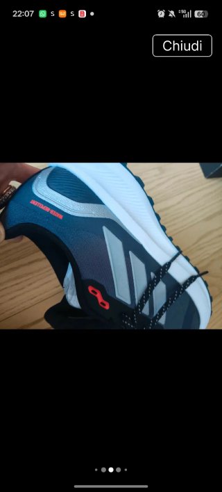 Scarpe Nike nuove uomo blu e bianche
