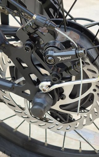 Bicicleta Eléctrica Plegable Negra