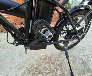 Bicicleta Eléctrica Plegable Negra