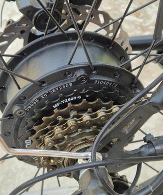 Bicicleta Eléctrica Plegable Negra