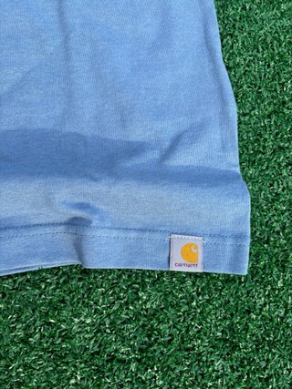 T-shirt Carhartt Hard at Work Blu S