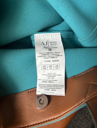 Borsa Armani Jeans marrone nuova